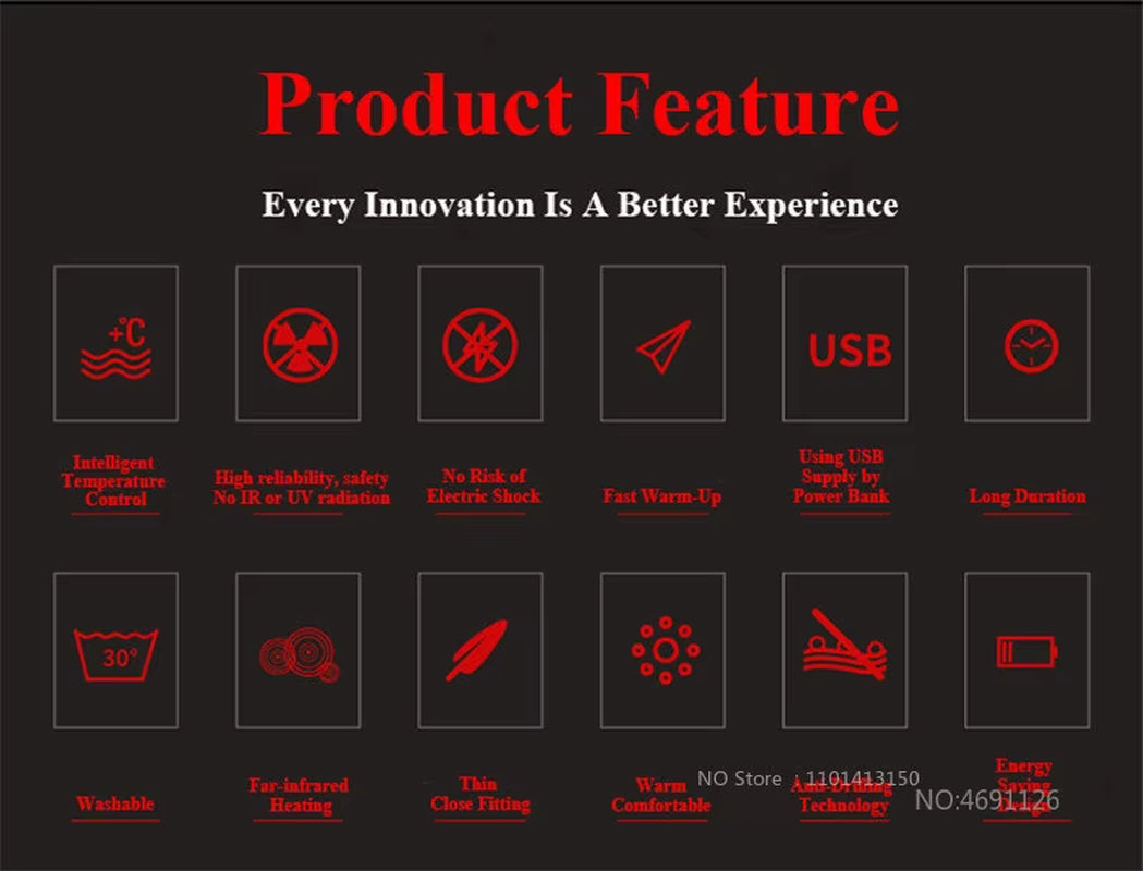 21 Areas Heated Vest Men Electric Heating Vest Usb Heated Jacket Heated Vest Women Heated Bodywarmer Heated down Jacket Winter